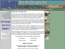 Tablet Screenshot of decartdesigns.com